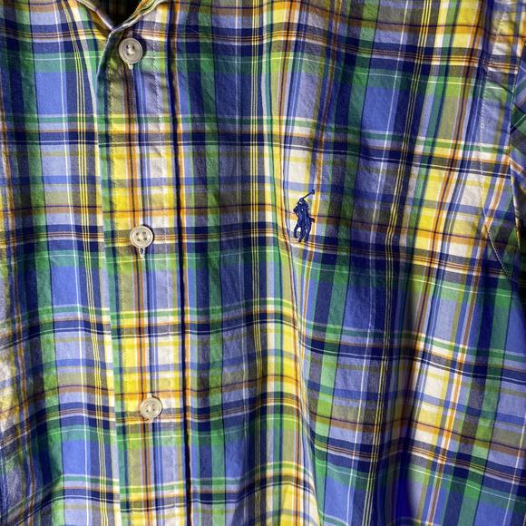 Ralph Lauren button down plaid - Picture 2 of 9
